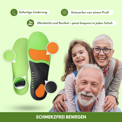 Ease Steps – Orthopädische Einlegesohlen, schmerzlindernd und stoßdämpfend