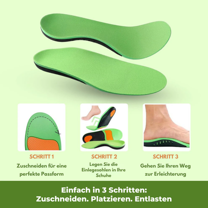 Ease Steps – Orthopädische Einlegesohlen, schmerzlindernd und stoßdämpfend